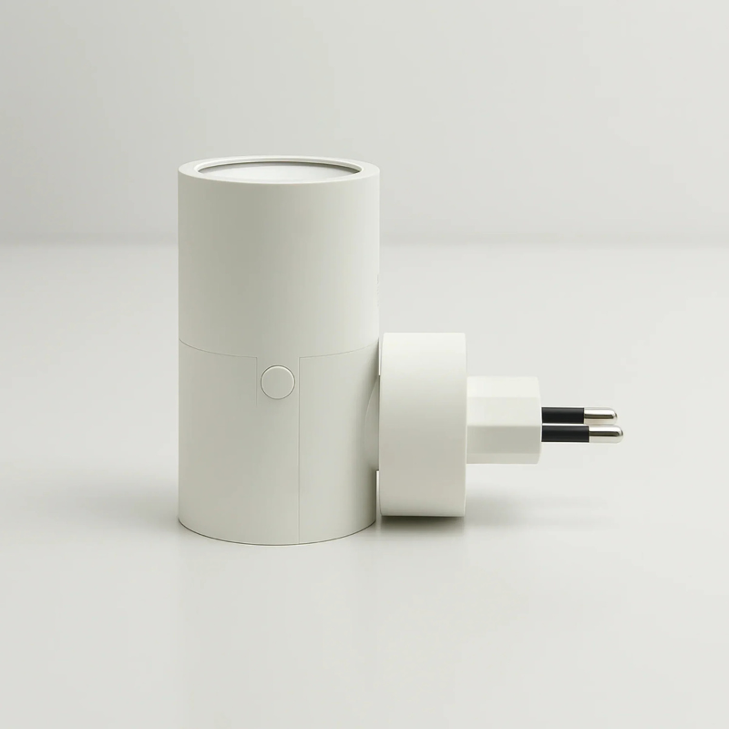 LED stekkerlamp dimbaar met schemersensor, warm licht - foto 2
