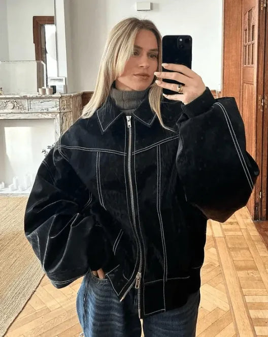 Oversized jas dames, casual - foto 3