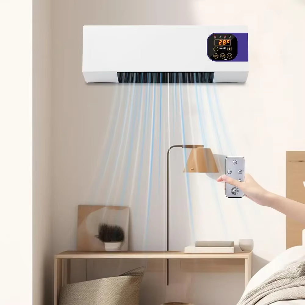 Wandventilator met verwarming en afstandsbediening - foto 2