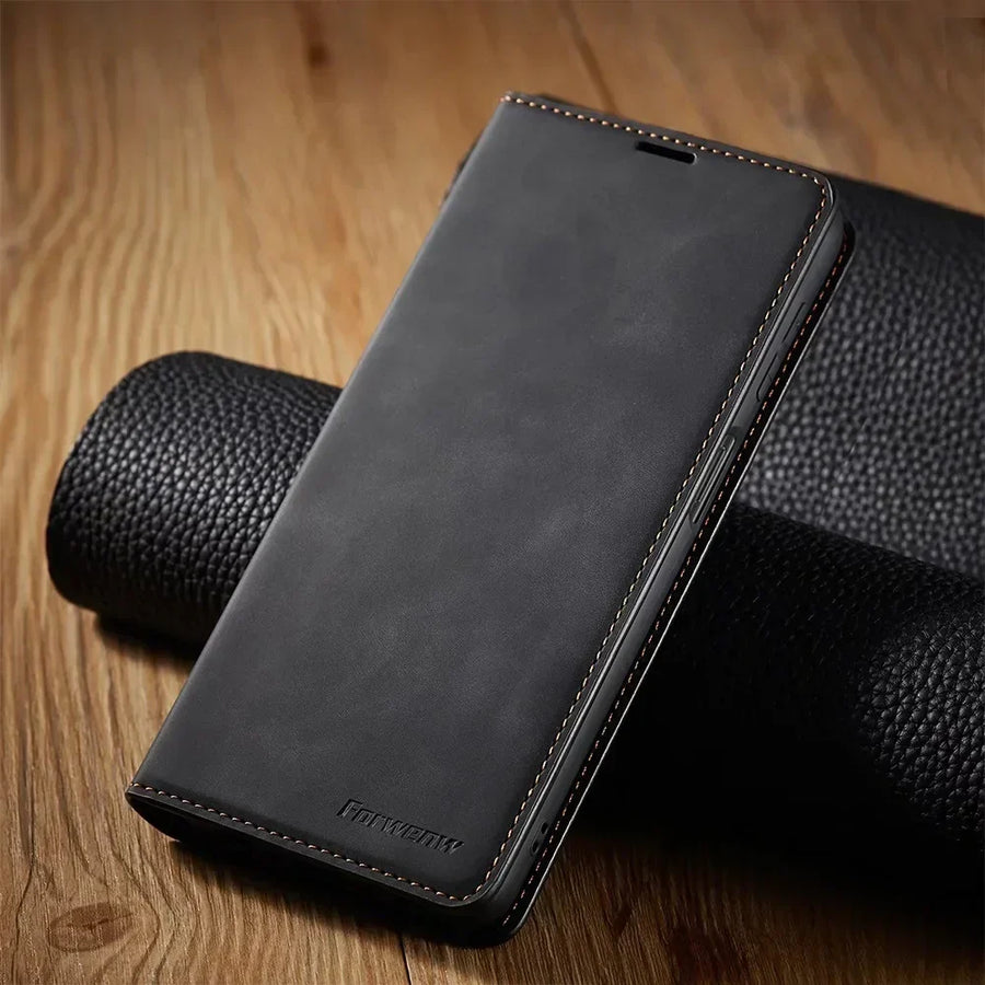 Flip-hoesje voor Samsung met magneetsluiting en pasjesvak - foto 7