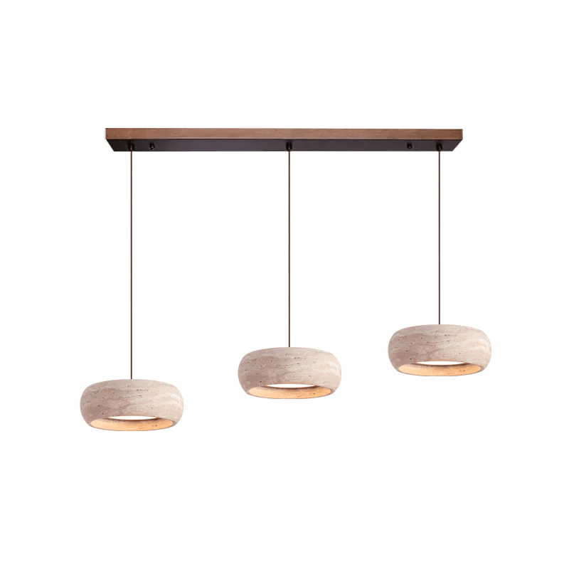 Travertijn hanglamp rond met LED, dimbaar - foto 16