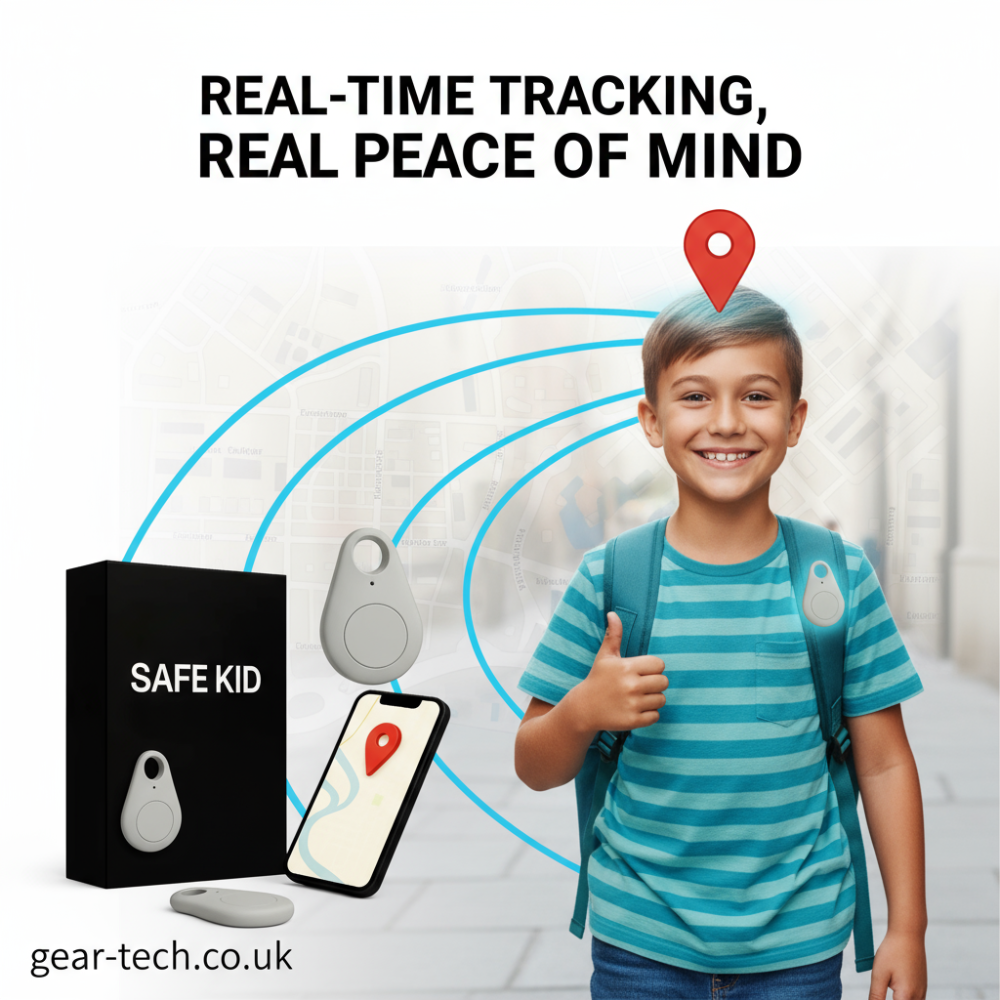 Kinder GPS-tracker waterdicht met live locatie en SOS-knop - foto 15
