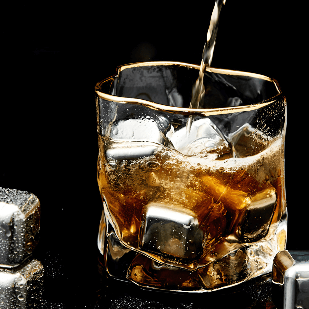 Kristallen whiskyglas met goudaccent - foto 12