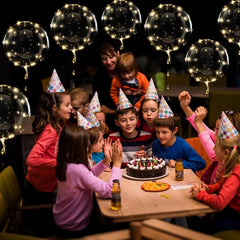 Lichtgevende ballonnen 45 cm, set van 10 met lichtsnoer - foto 2
