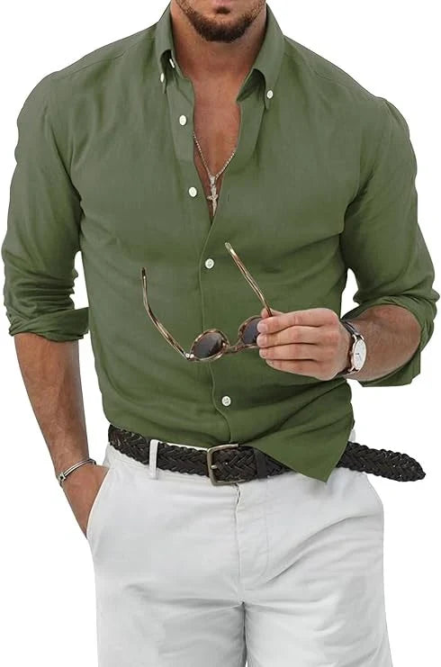 Herenoverhemd lange mouw, casual of netjes - foto 3
