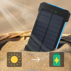 Solar powerbank 20000 mAh, spatwaterbestendig - foto 6