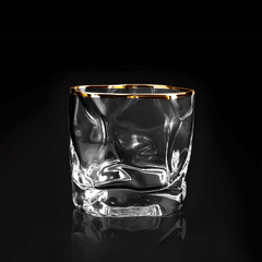 Kristallen whiskyglas met goudaccent - foto 15
