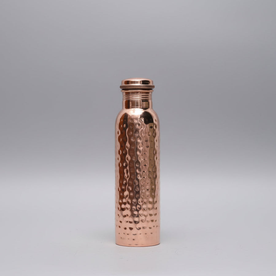 Gehamerde drinkfles 800 ml koperkleur, lekvrij - foto 2