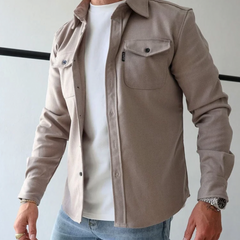 Overshirt heren met borstzakken - foto 8