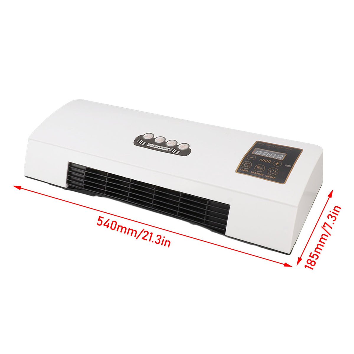 Wandairco 1800W met verwarming, ventilator, ontvochtiger en timer - foto 2