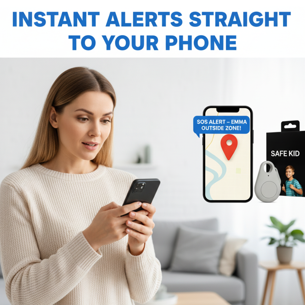 Kinder GPS-tracker waterdicht met live locatie en SOS-knop - foto 9