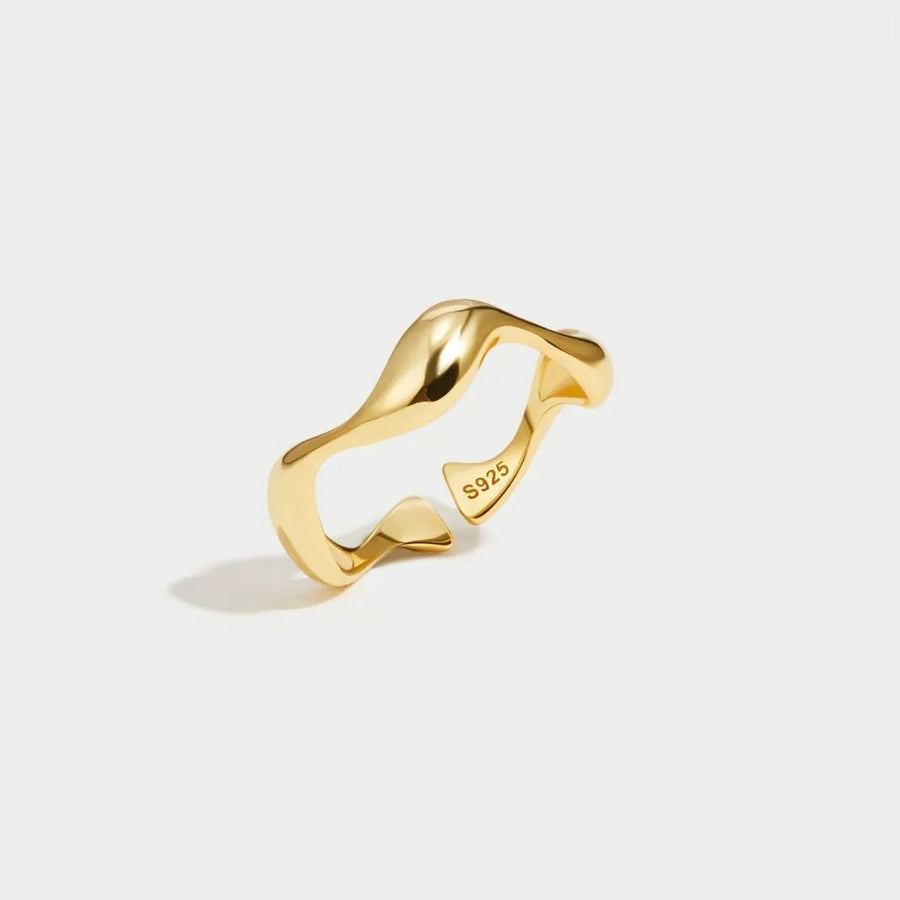 Verstelbare ring met golfmotief - foto 4