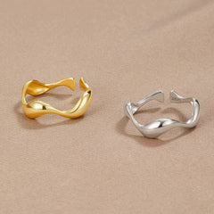Verstelbare ring met golfmotief - foto 5