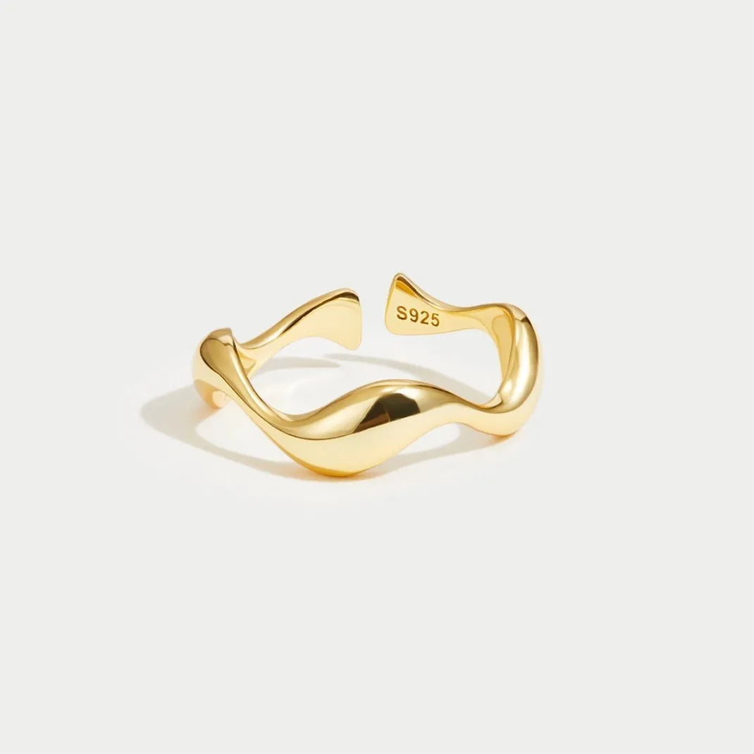 Verstelbare ring met golfmotief - foto 3