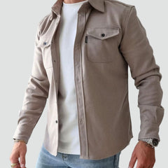 Heren overshirt met twee borstzakken