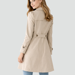 Lichte trenchcoat dames, getailleerd - foto 2