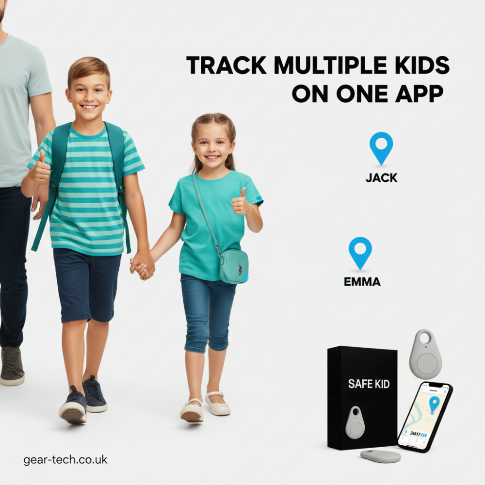 Kinder GPS-tracker waterdicht met live locatie en SOS-knop - foto 10