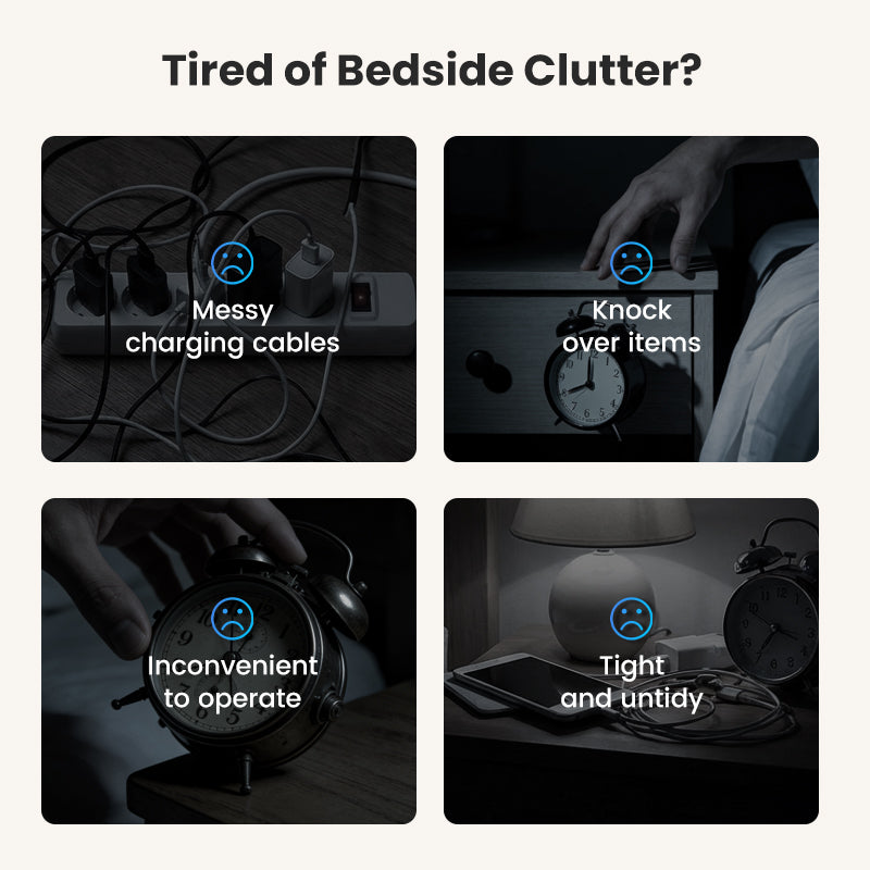 LumiNest 6-in-1 nachtapparaat draadloze oplader