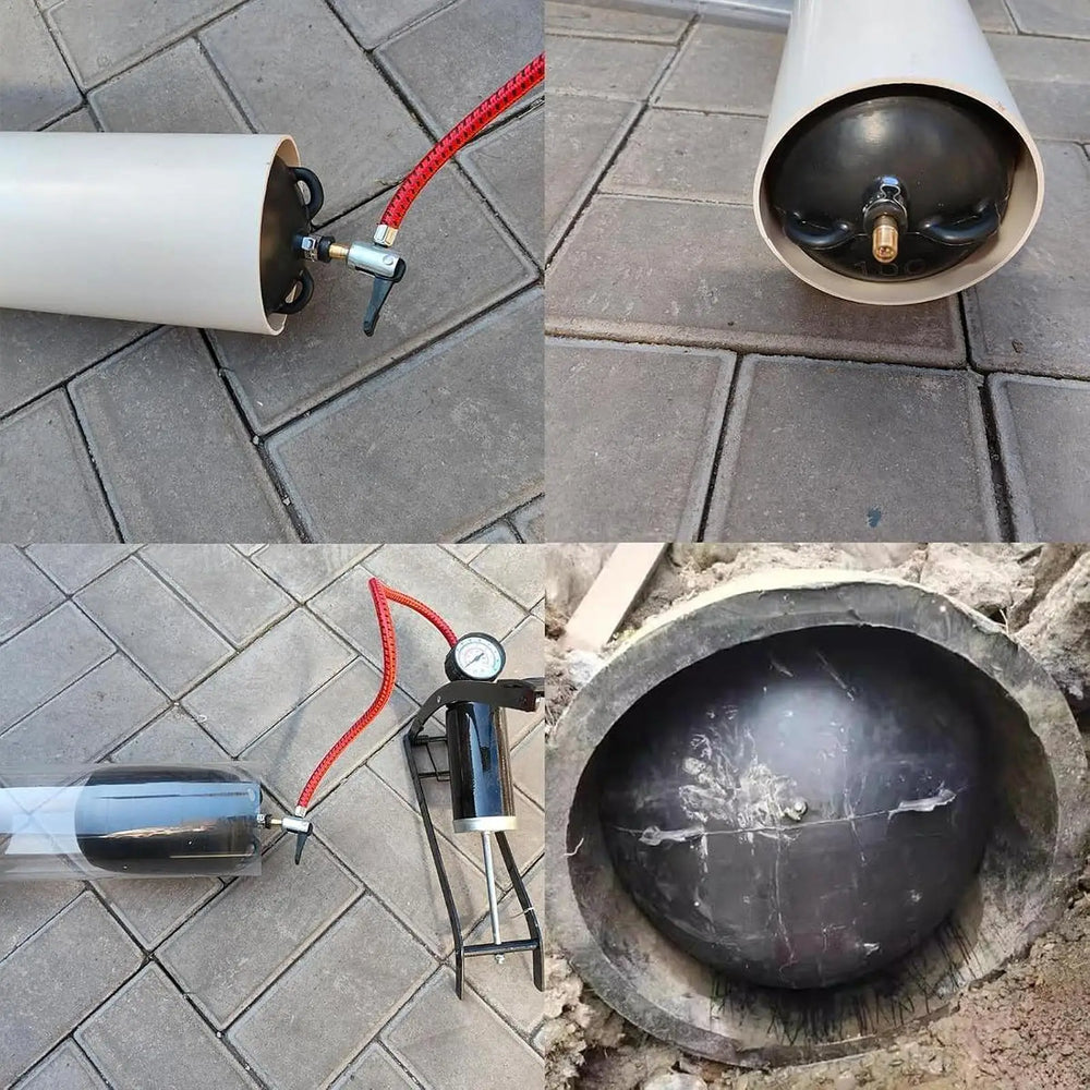 Opblaasbare afsluitplug voor rioolbuizen DN 50 tot 200 - foto 3