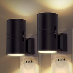 LED stekkerlamp dimbaar met schemersensor, warm licht - foto 5