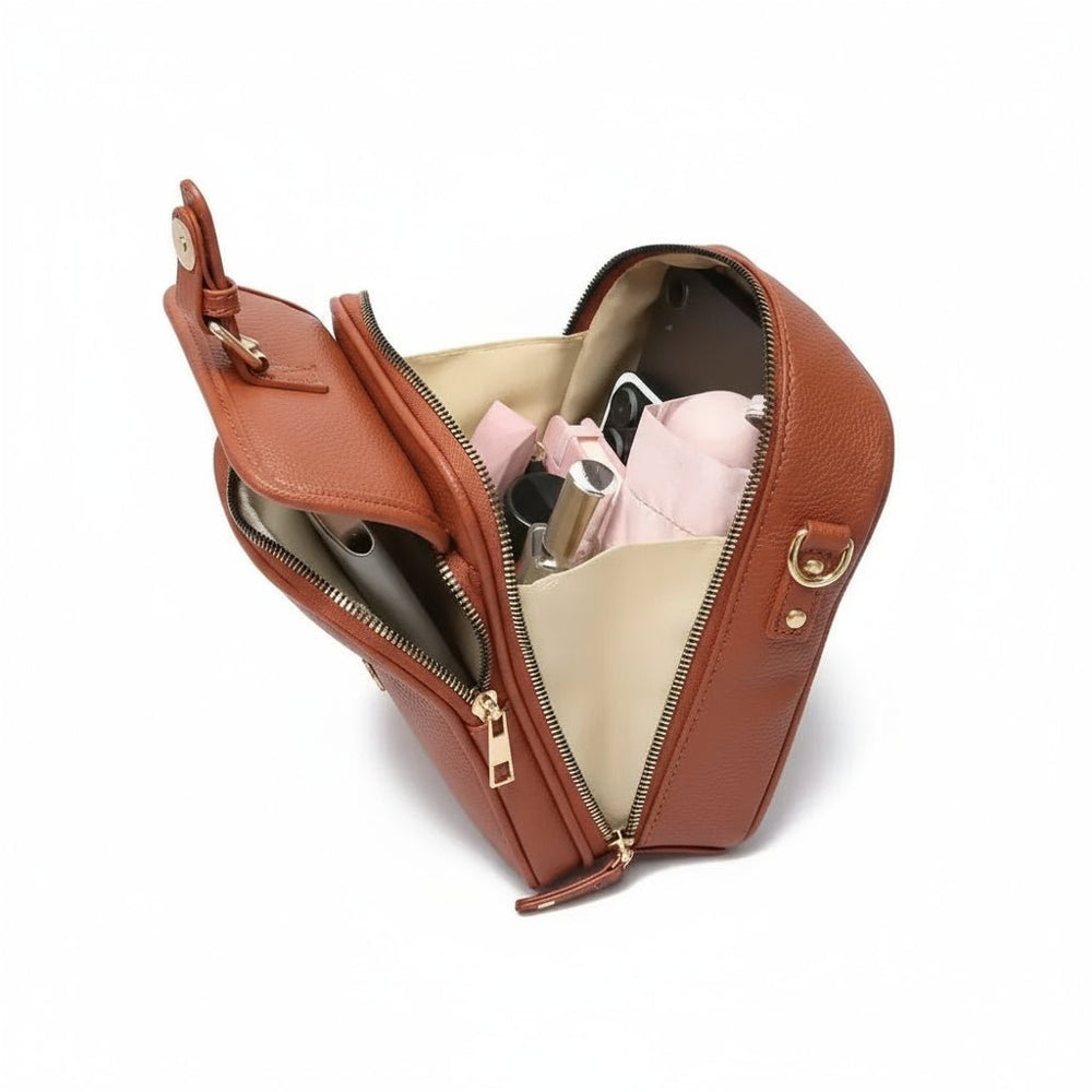 Vierkante crossbody tas, antidiefstal - foto 3