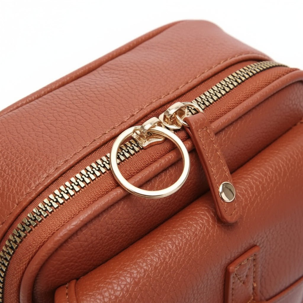 Vierkante crossbody tas, antidiefstal - foto 4