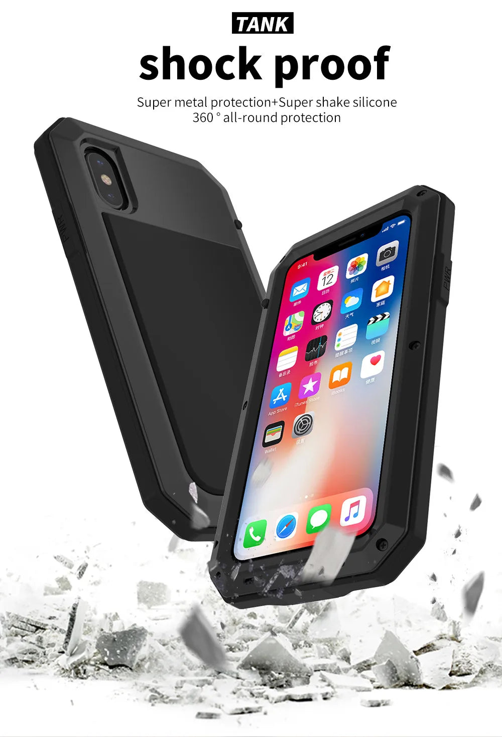 Stevig iPhone hoesje, extra bescherming - foto 13