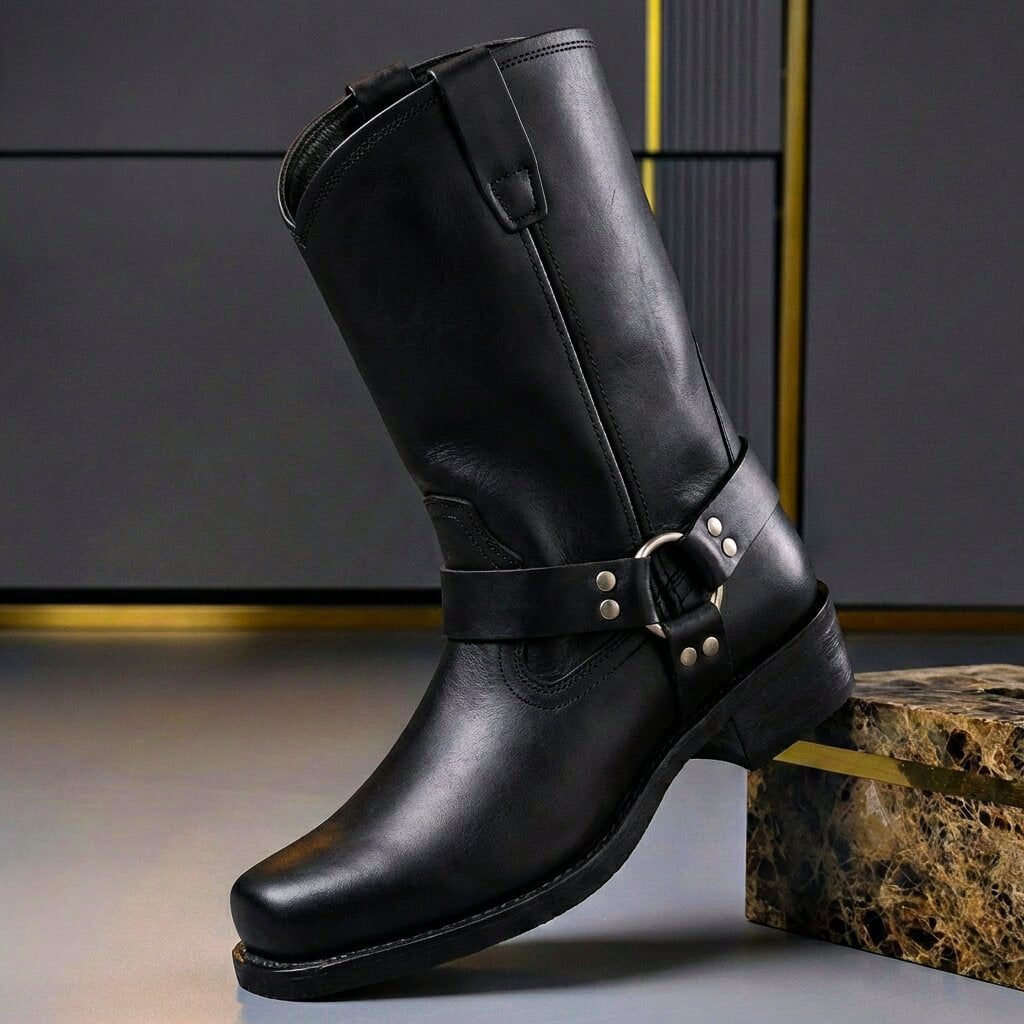 Western boots heren met gesp, vintage look - foto 7