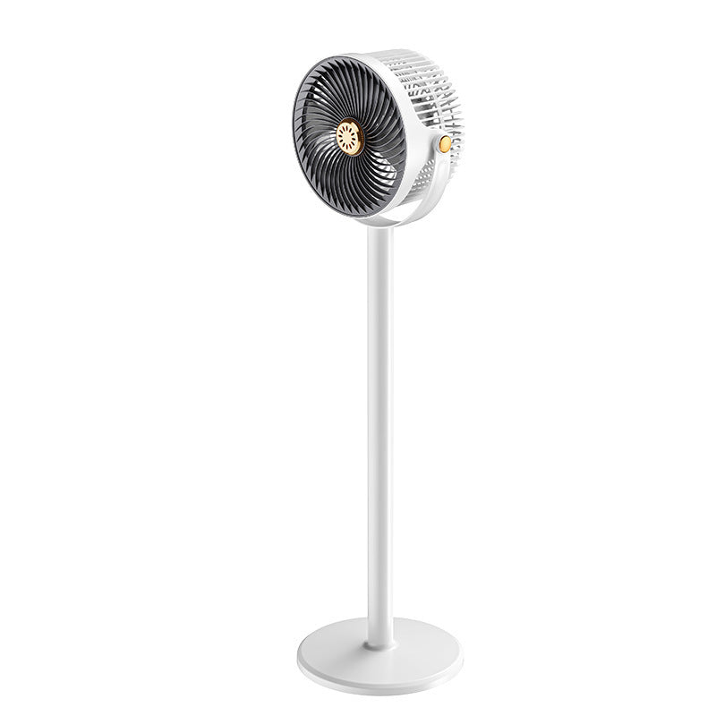 Staande ventilator met ronde draaibare kop
