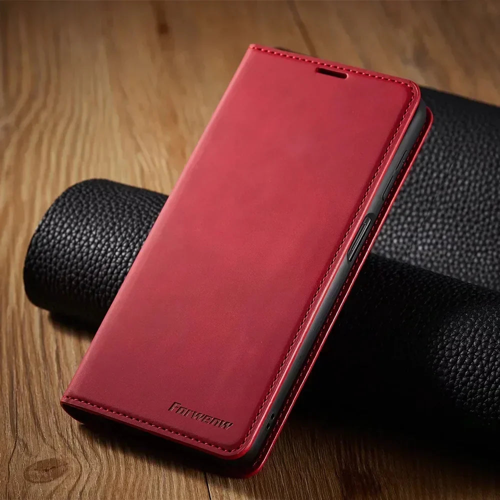 Flip-hoesje voor Samsung met magneetsluiting en pasjesvak - foto 6