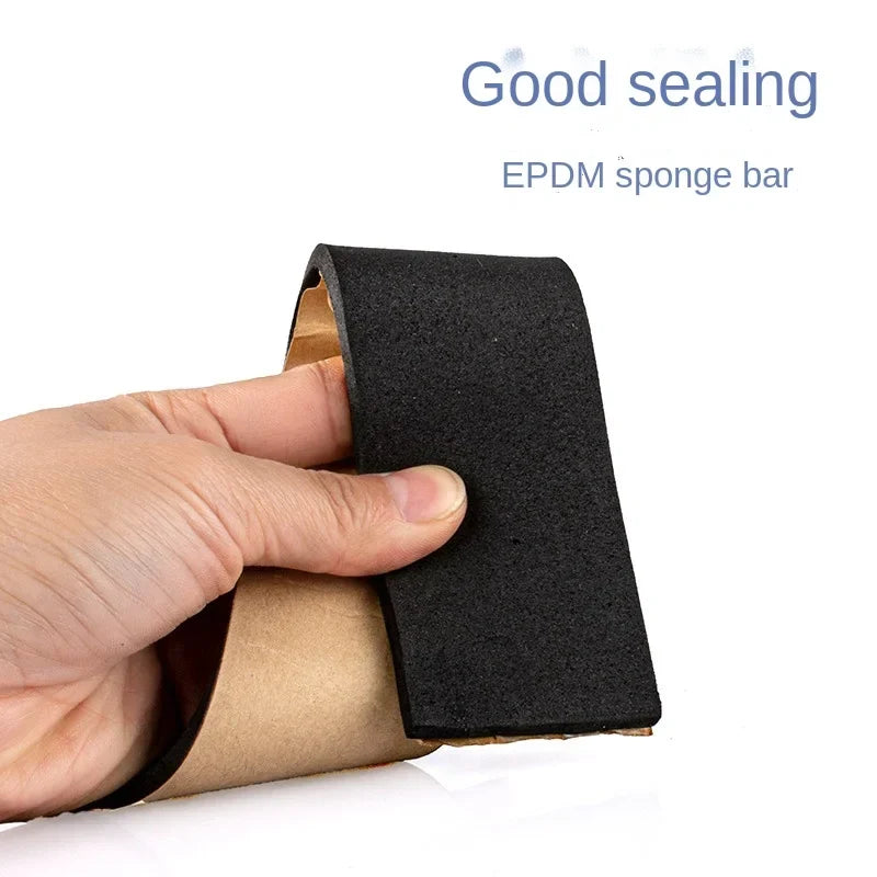 Zelfklevende tochtstrip EPDM rubber, 10 meter - foto 4