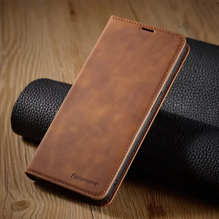 Flip-hoesje voor Samsung met magneetsluiting en pasjesvak - foto 4
