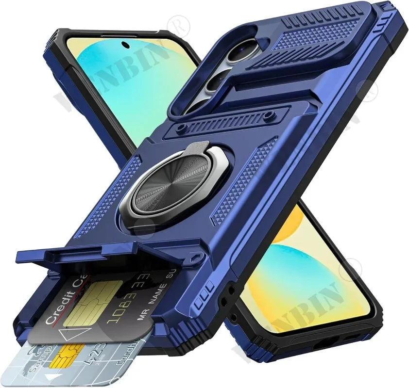 Samsung hoesje met portemonnee en ringhouder - foto 10