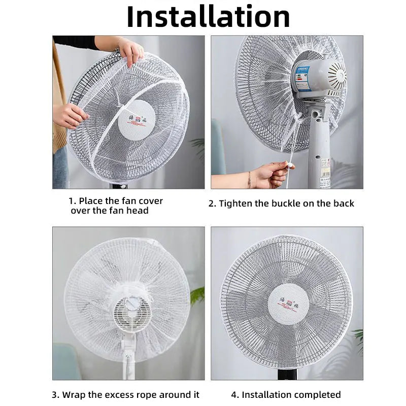 Stofhoes voor ventilator, beschermt tegen stof en vingers - foto 4