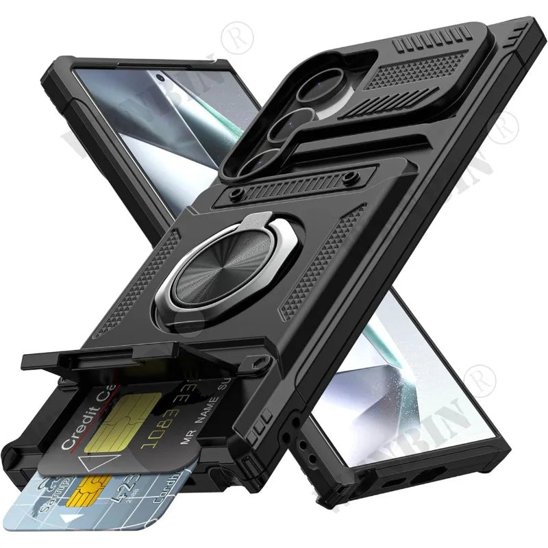 Samsung hoesje met portemonnee en ringhouder - foto 13