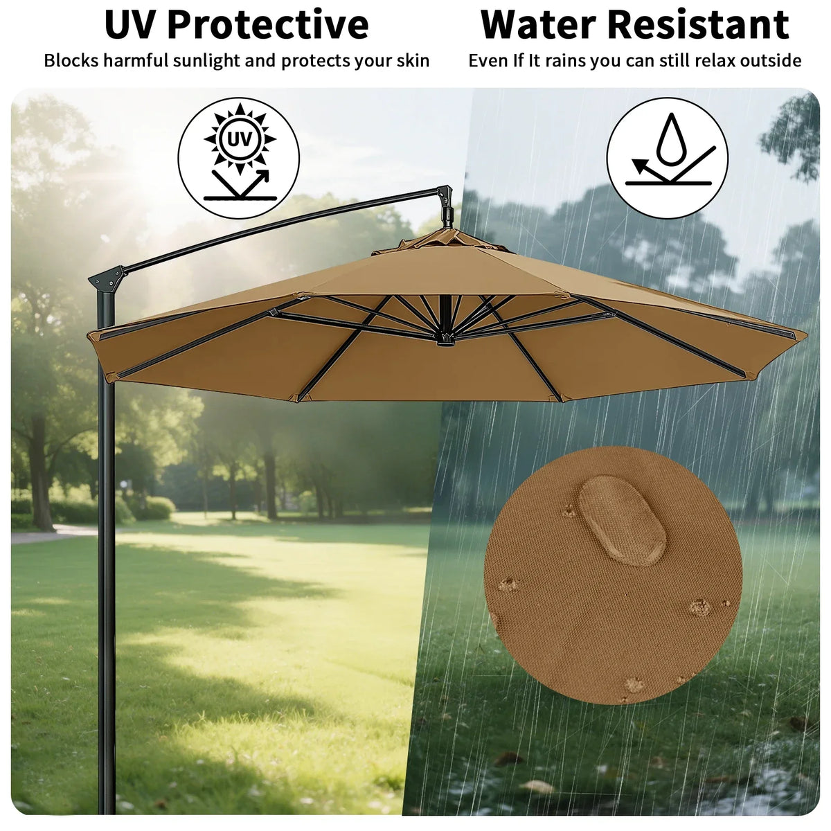 Vervangend parasoldoek waterdicht - foto 21