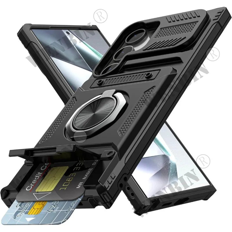 Samsung hoesje met portemonnee en ringhouder - foto 19