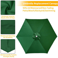 Vervangend parasoldoek waterdicht - foto 19