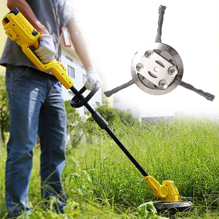 Staalborstel voor trimmer tegen onkruid en mos - foto 6