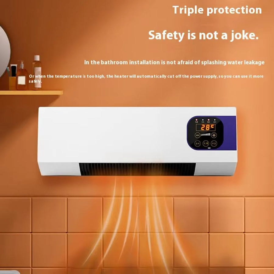 Wandventilator met verwarming en afstandsbediening - foto 4