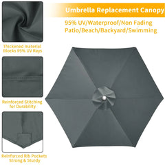 Vervangend parasoldoek waterdicht - foto 16