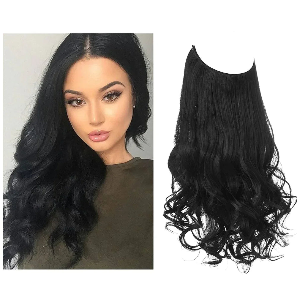Haarextensions voor extra lengte en volume, hittebestendig - foto 3