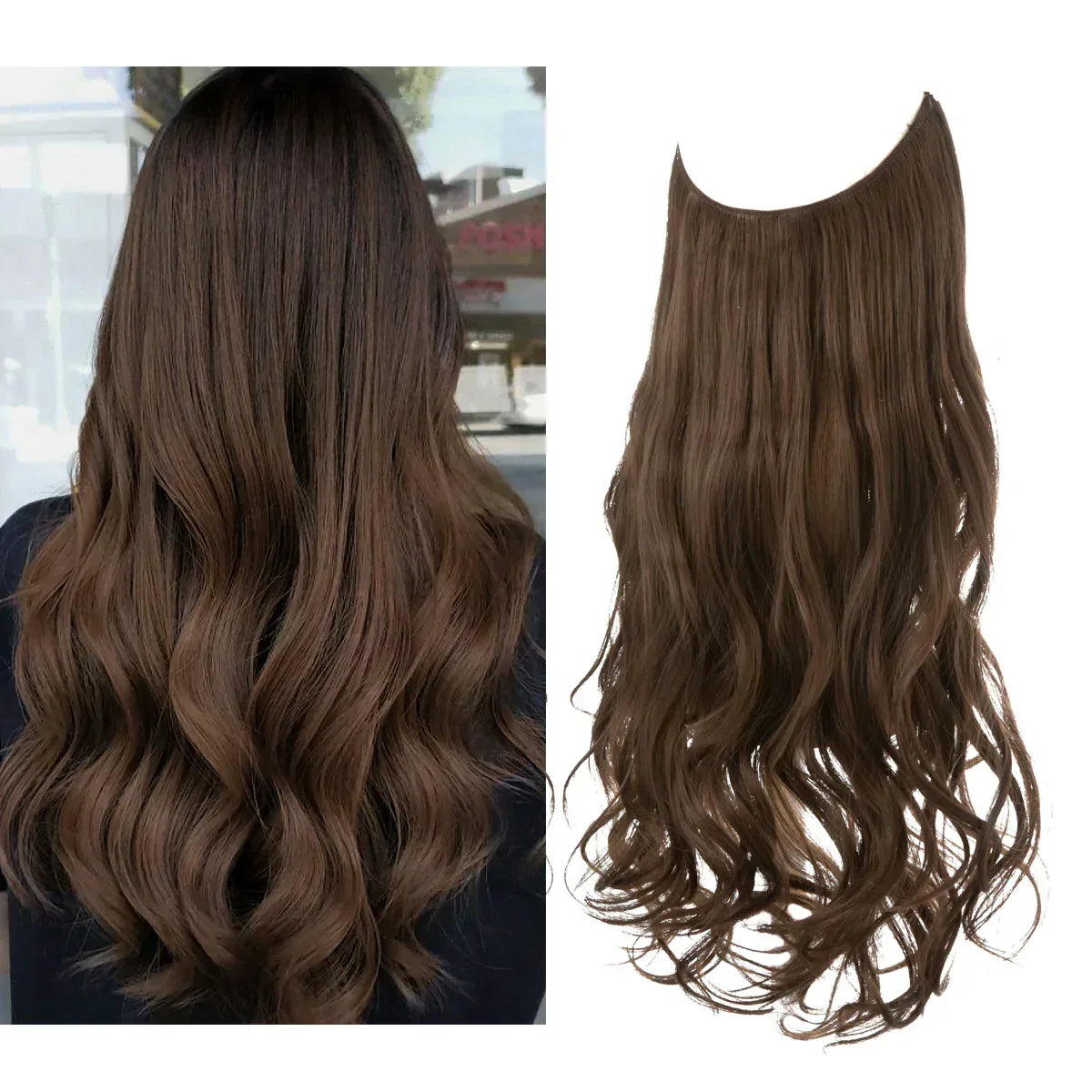 Haarextensions voor extra lengte en volume, hittebestendig - foto 23