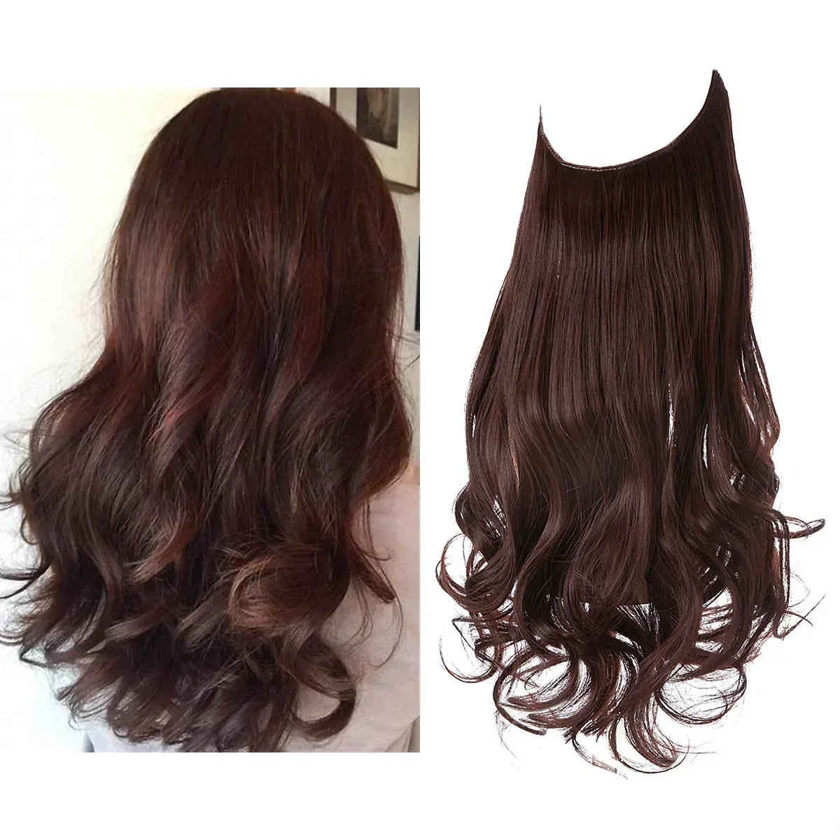 Haarextensions voor extra lengte en volume, hittebestendig - foto 15