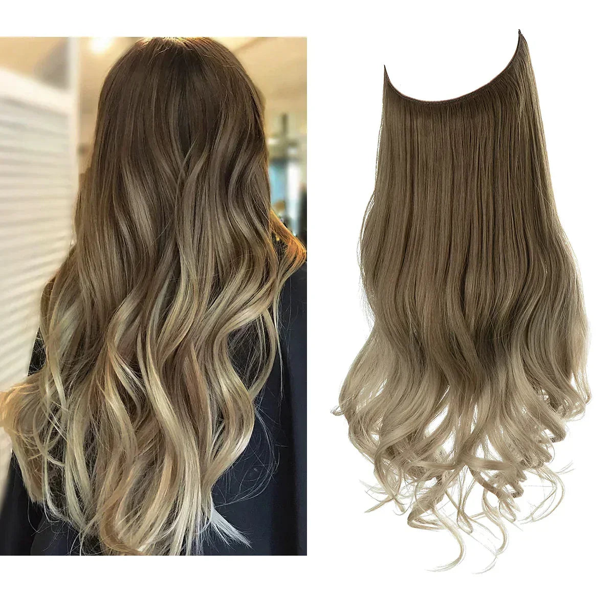 Haarextensions voor extra lengte en volume, hittebestendig - foto 22