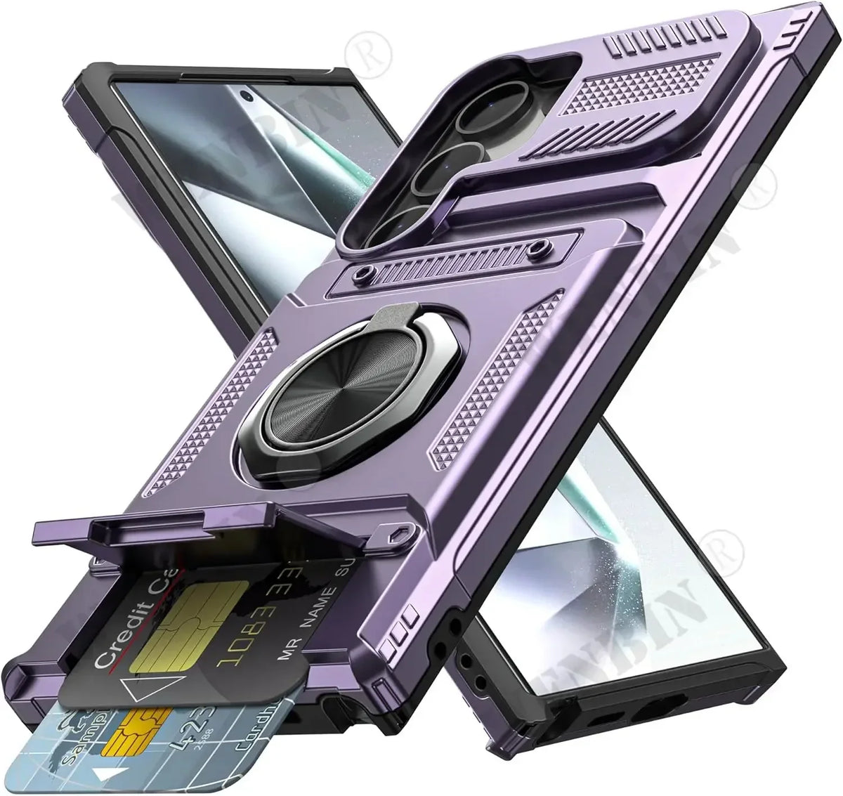 Samsung hoesje met portemonnee en ringhouder - foto 9
