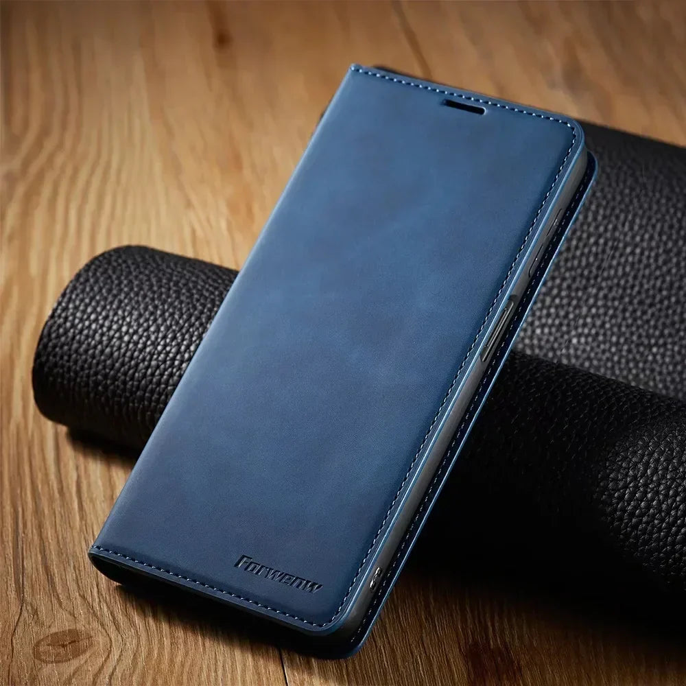 Flip-hoesje voor Samsung met magneetsluiting en pasjesvak - foto 5