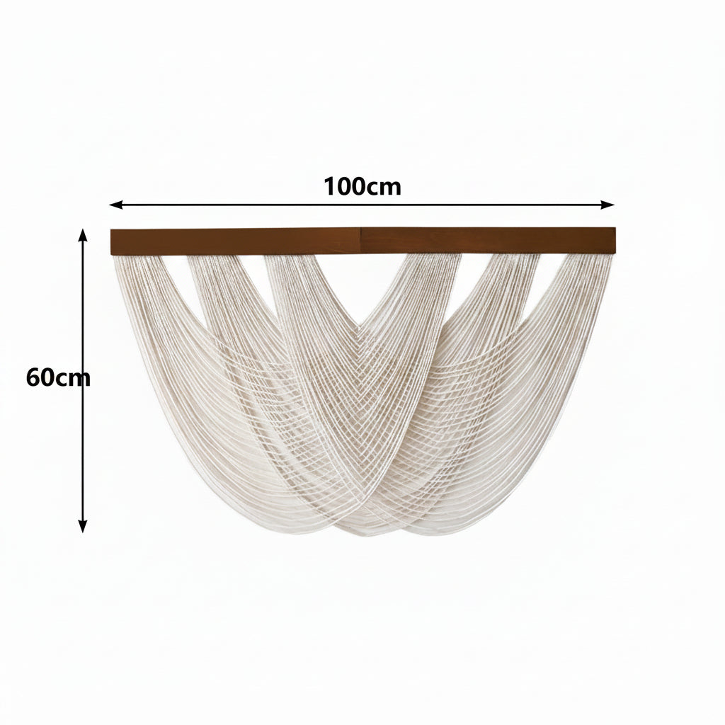 Macramé wandkleed van katoen - foto 10