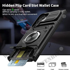 Samsung hoesje met portemonnee en ringhouder - foto 2