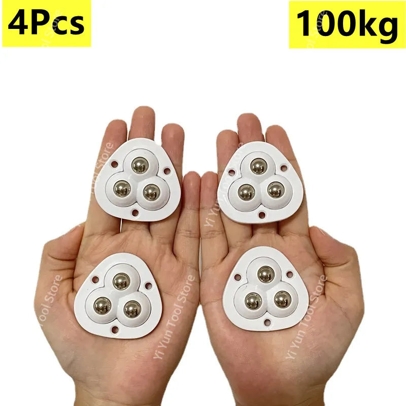 Meubelglijders met wieltjes, zelfklevend en 360 graden draaibaar - foto 2